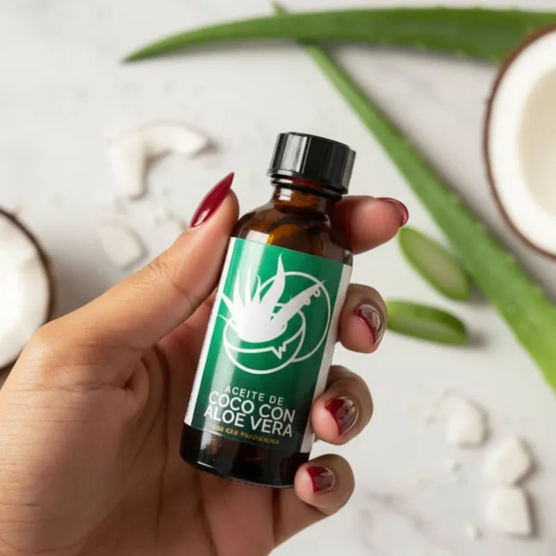 ACEITE DE COCO CON ALOE VERA 30ml