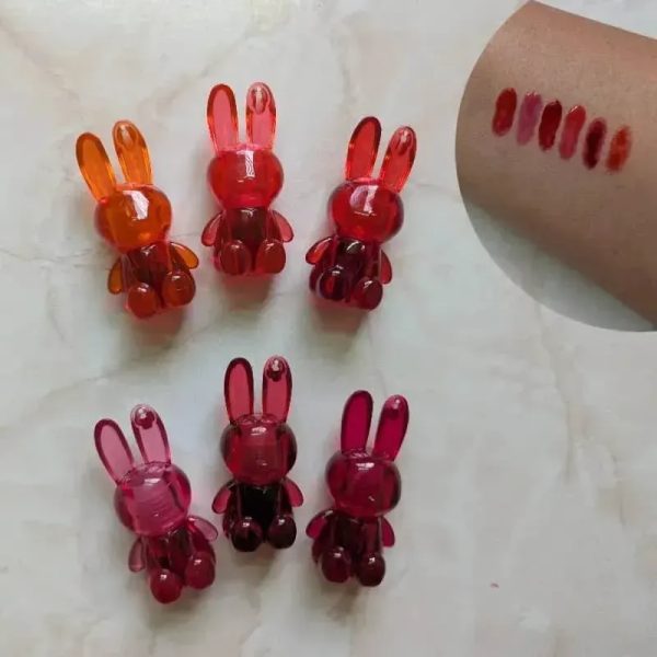 Tintas de labios en forma de conejito