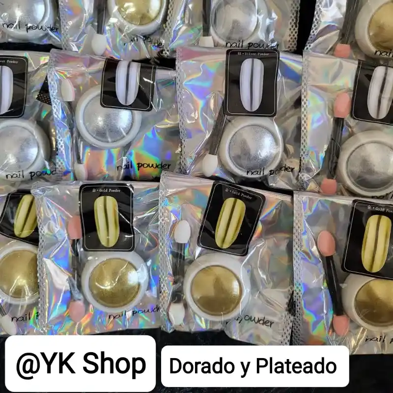 Efecto espejo redondo Plateado.