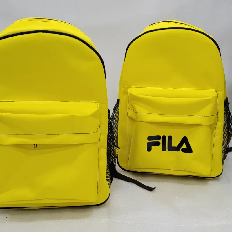 Mochila con bolsillo cuadrado de lona kodra