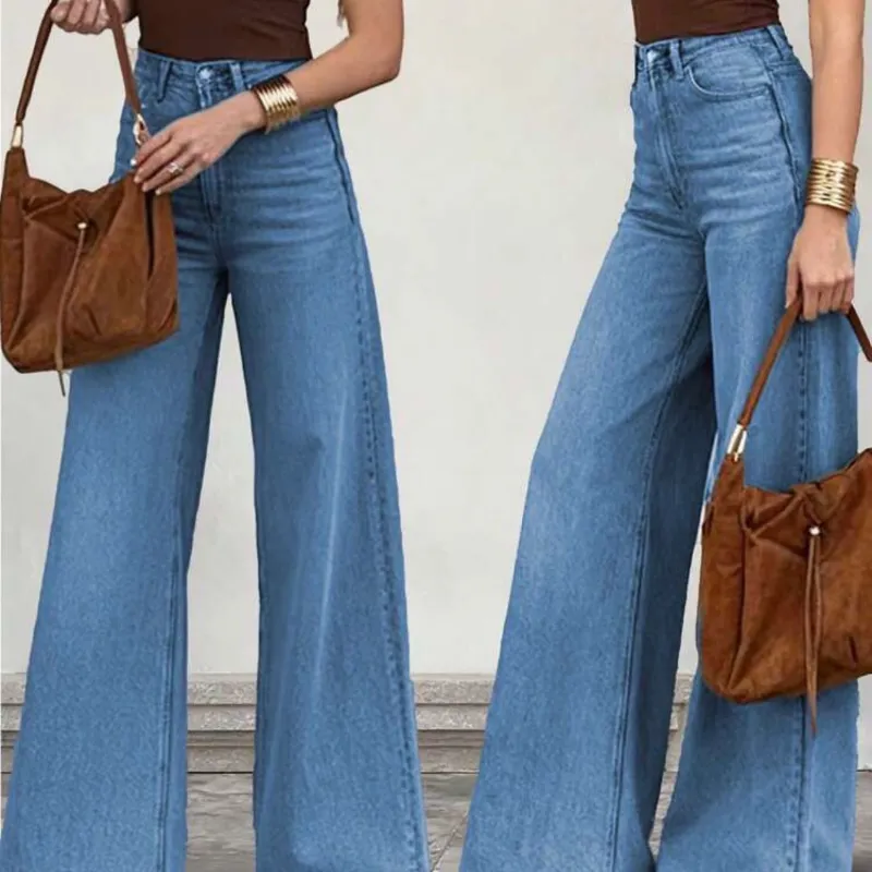 Jean azul pata ancha