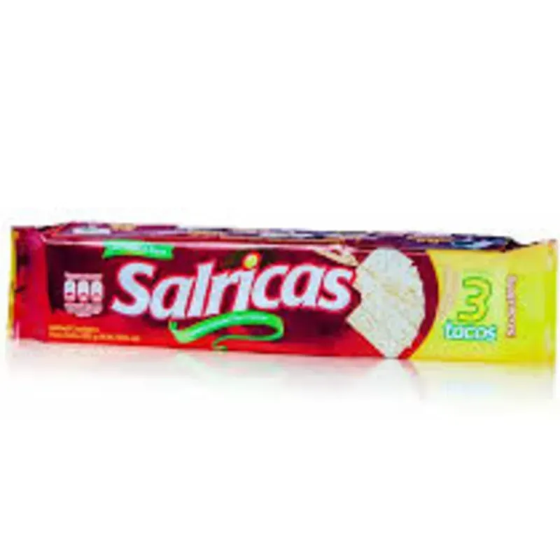 1204017 - Galletas Salricas 3 Tacos 282 g (Caja con 24 paquetes grandes con 3 paquetes individuales) - U/M: U