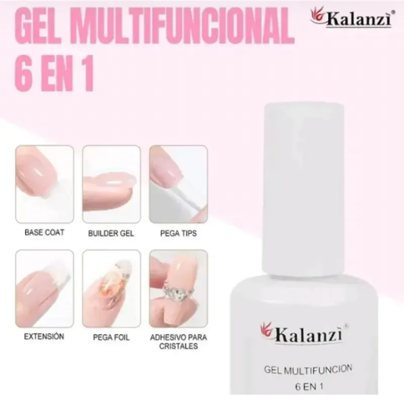 Gel multifuncional 6 en 1