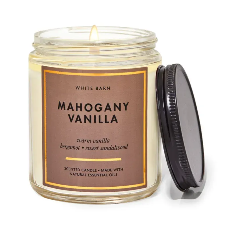 Vela aromática Vainilla Caoba BATH & BODY WORKS 8oz