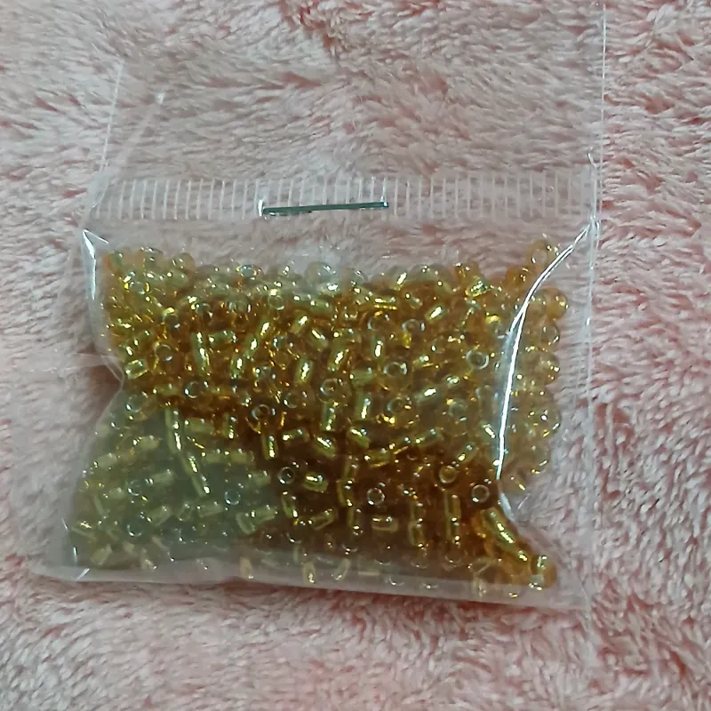 Mostacillas miel transparente