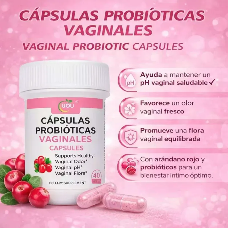  Cápsulas Probióticas Vaginales