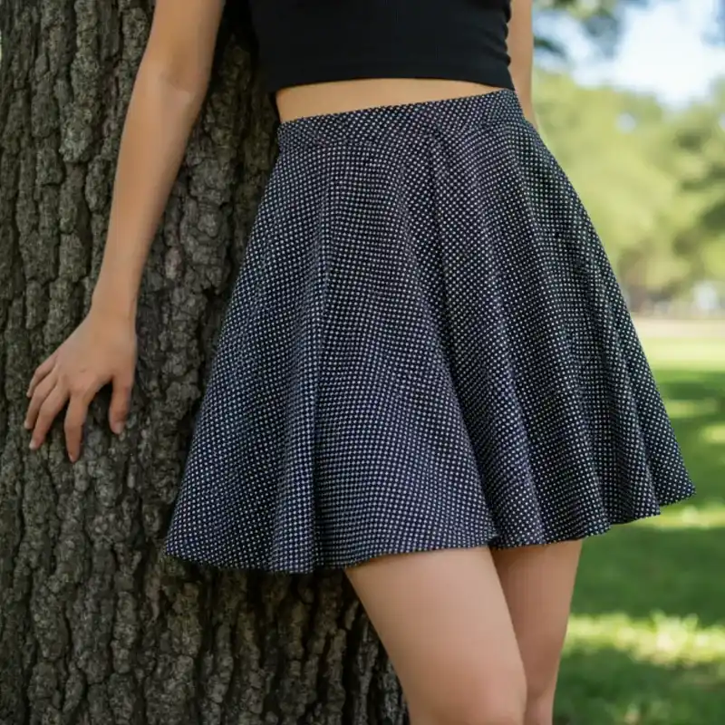 Falda short circular