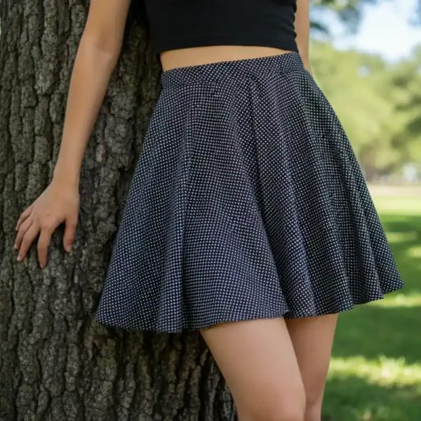Falda short circular
