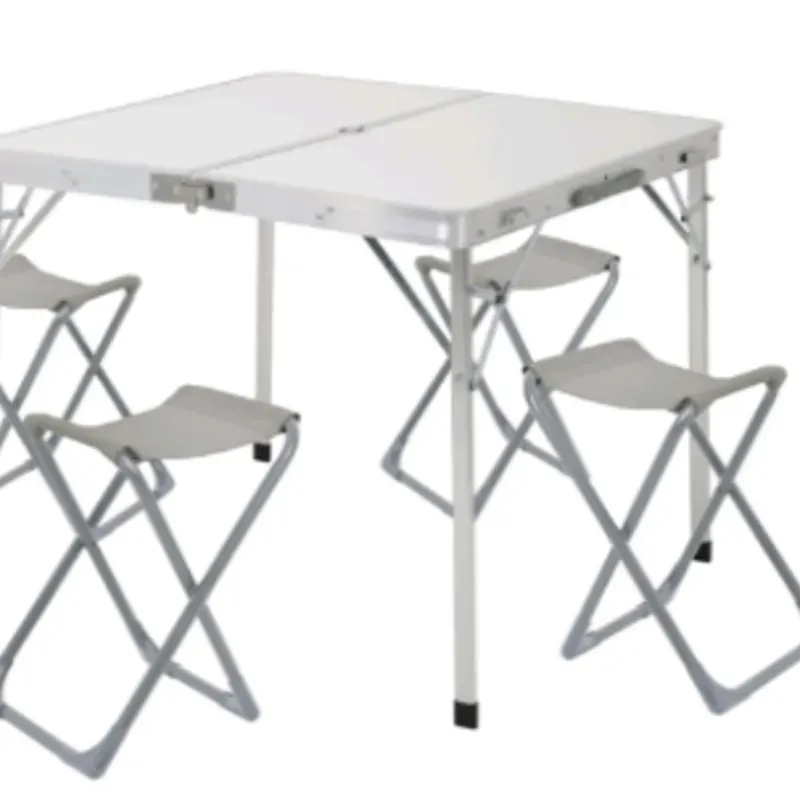 CONJUNTO MESA Y SILLAS PLEGABLES DE CAMPING