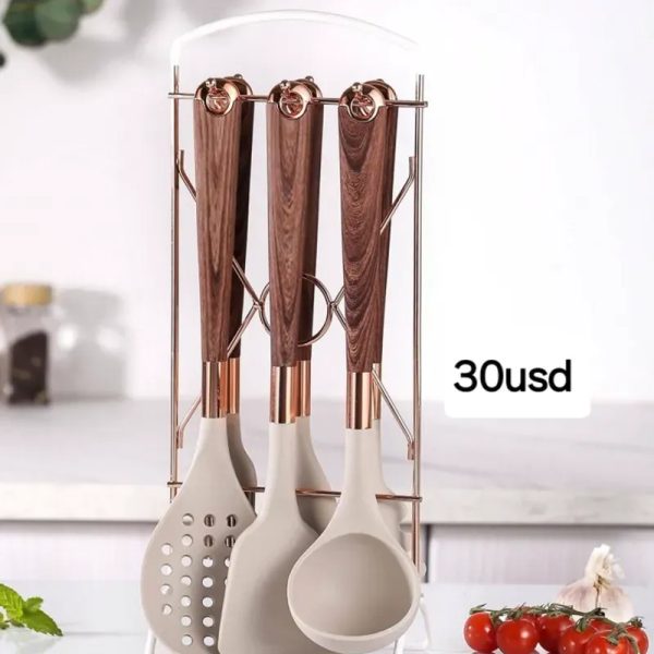 Juego de cucharones y espumadera