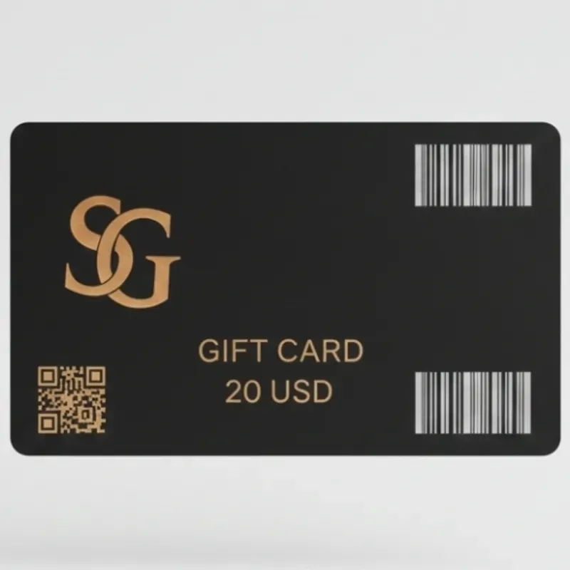 Tarjeta de regalo SG 20 usd