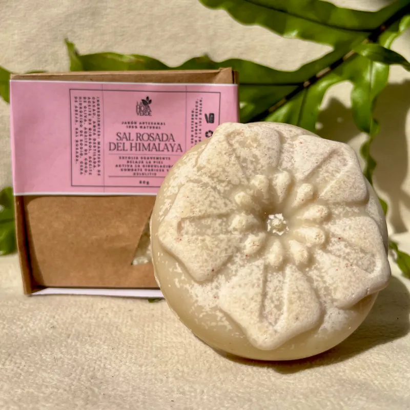 Jabón de Sal Rosada y Aceite de oliva 