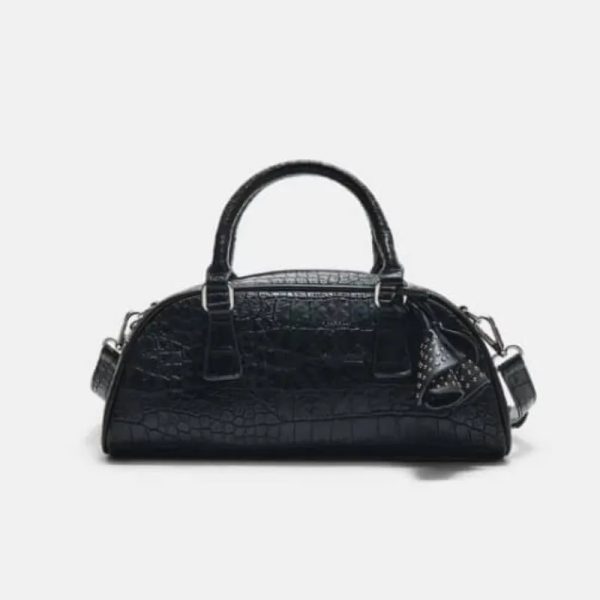 Bolso negro de piel
