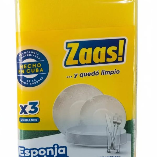 Set de esponjas de fregar marca Zaas!