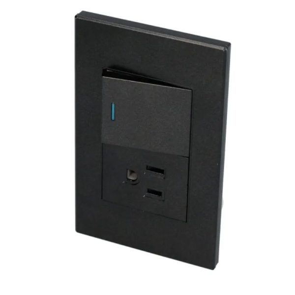 Placa 1 Interruptor 1 Contacto 1/2
