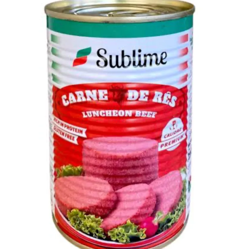 Carne de res enlatada