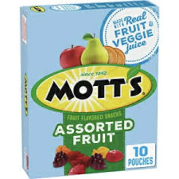 Paquete de gomitas sabores varios de frutas