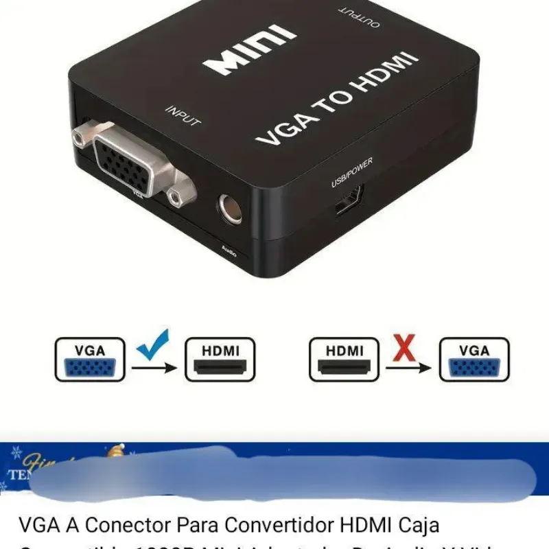 Adaptador VGA a HDMI