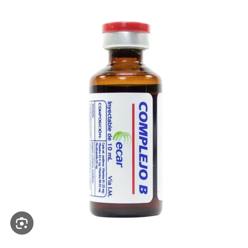 Complejo B inyección trae 10 docis