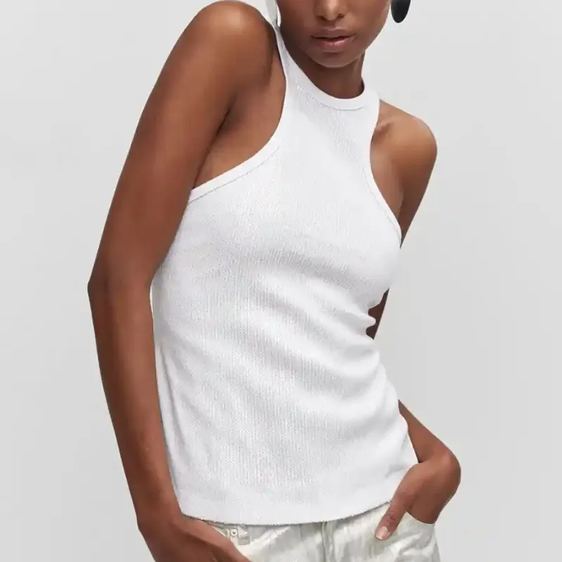 Camiseta Blanca de Lentejuelas