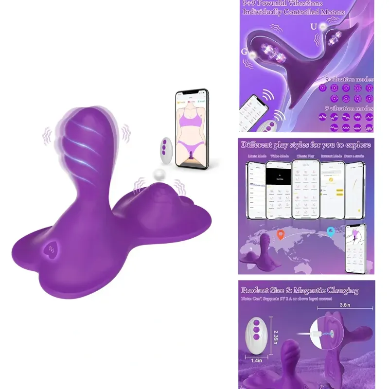 Vibrador con control a distancia o por app