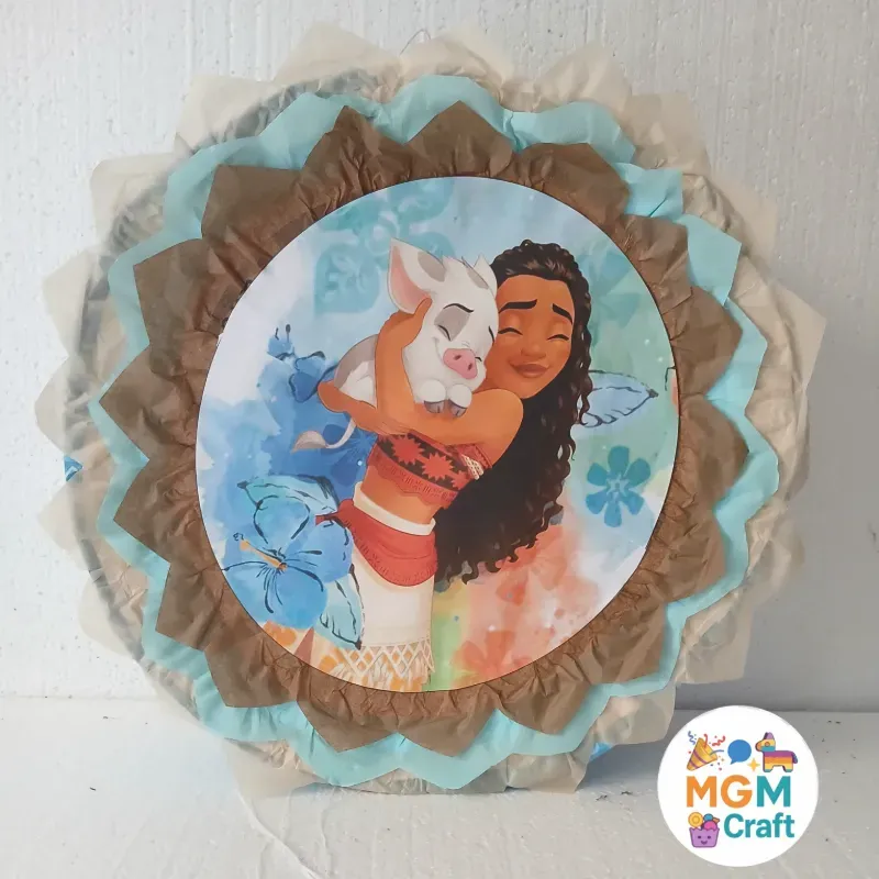 Piñata redonda de Mohana