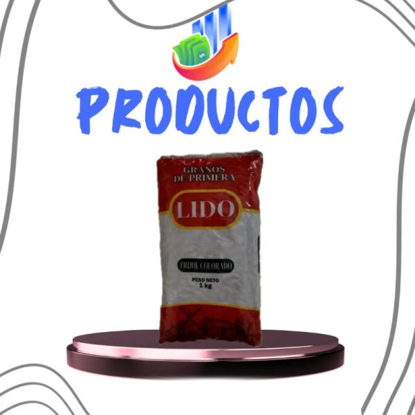 Paquete de 1kg de frijol colorado
