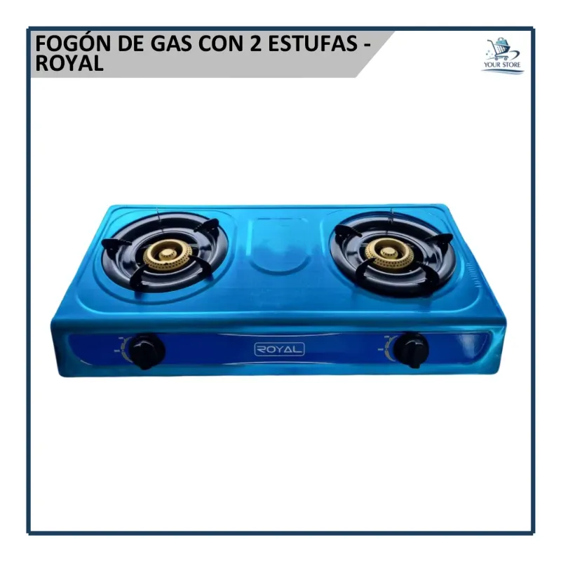 Fogón de Gas con 2 Estufas - Royal