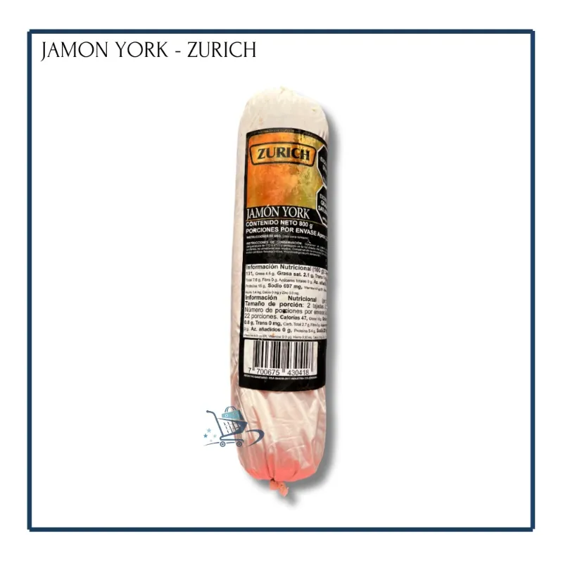 Jamón York - Zurich (800g)