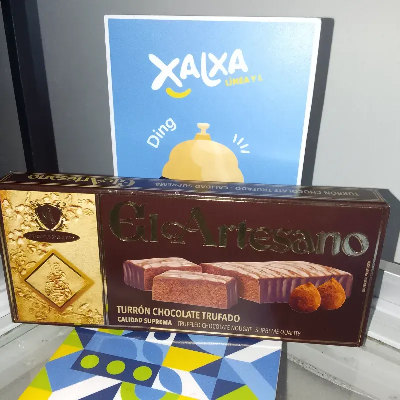 Turrón de Chocolate Trufado El Artesano