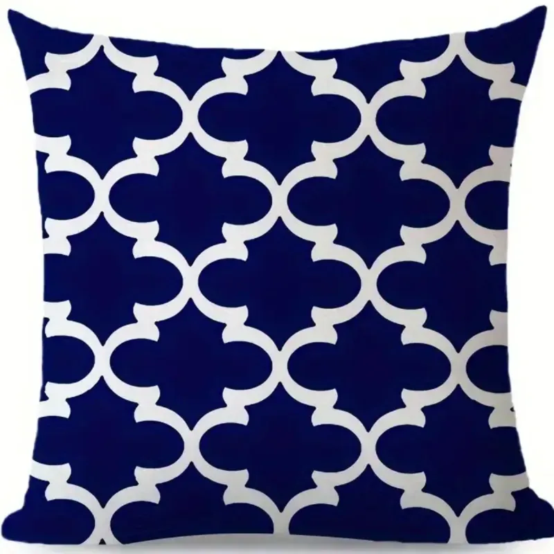 Cojín Azul patrón marroquí