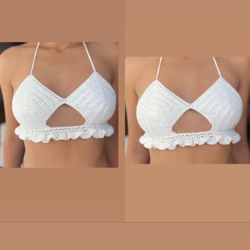 Top escotado en el busto