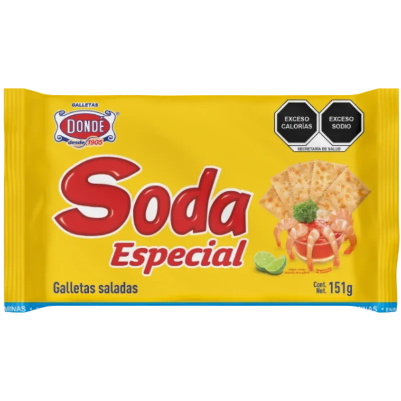 Galleta Soda Especial Dondé 12x151gr