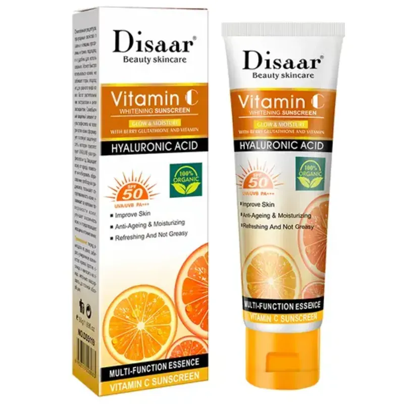Protector Solar Vitamina C y ácido hialurónico DISAAR