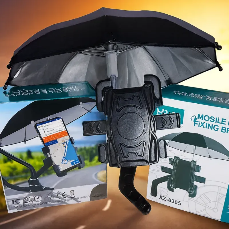 Portacelular con sombrilla