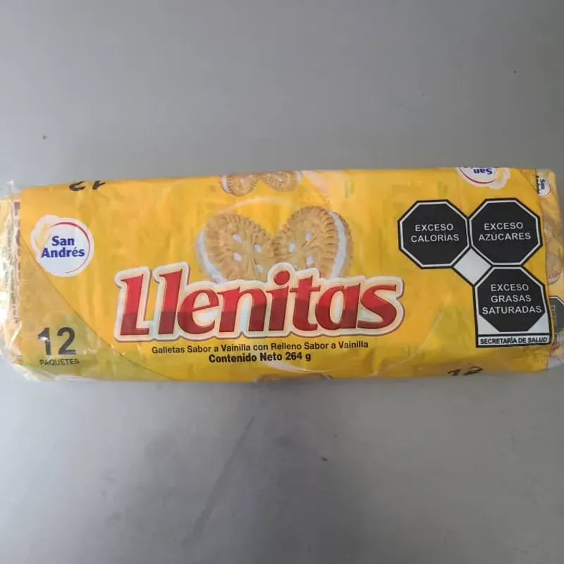Galleticas Dulces Llenitas Vainilla