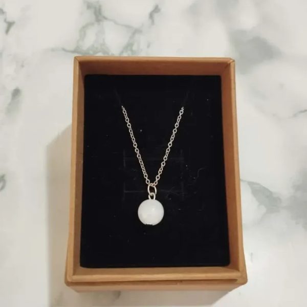COLLAR PERLA BLANCA
