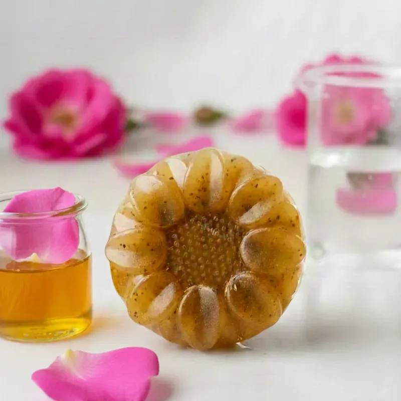 Jabón GLIC de rosa y miel 85g