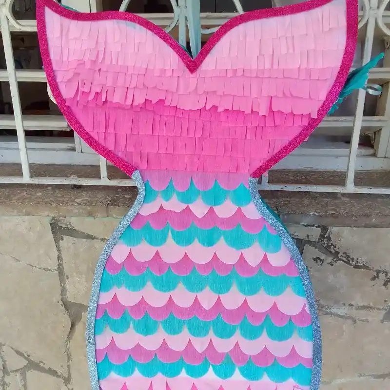 Piñata cola de sirena