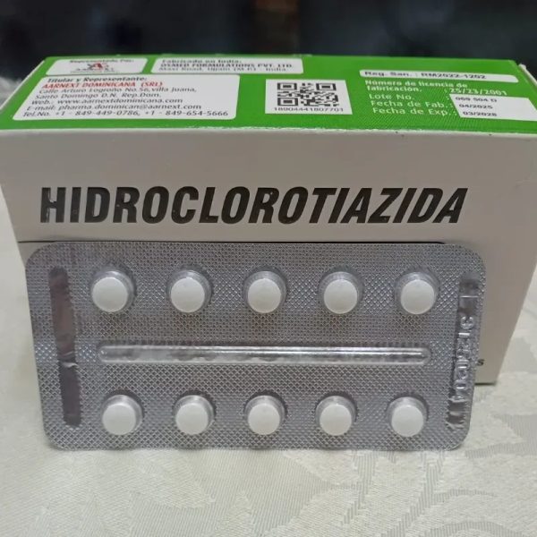  Hidroclorotiazida (10 tab de 25 mg)