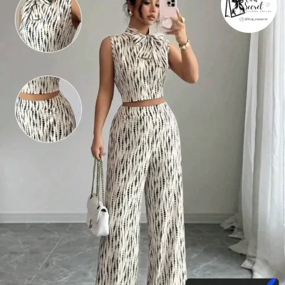 Conjunto de pantalon y blusa