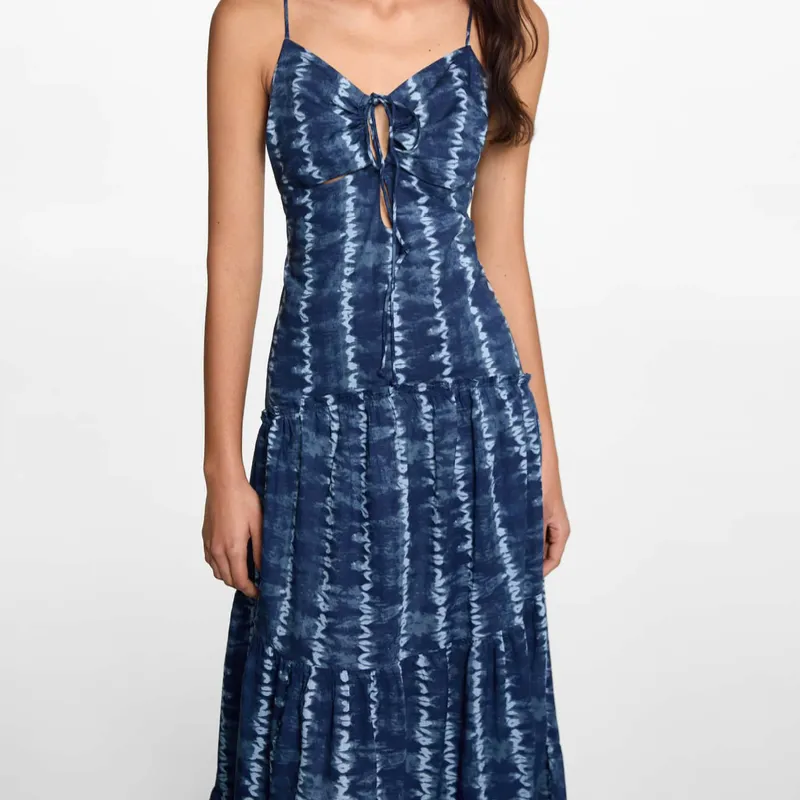 Vestido con Estamoado Tie-Dye