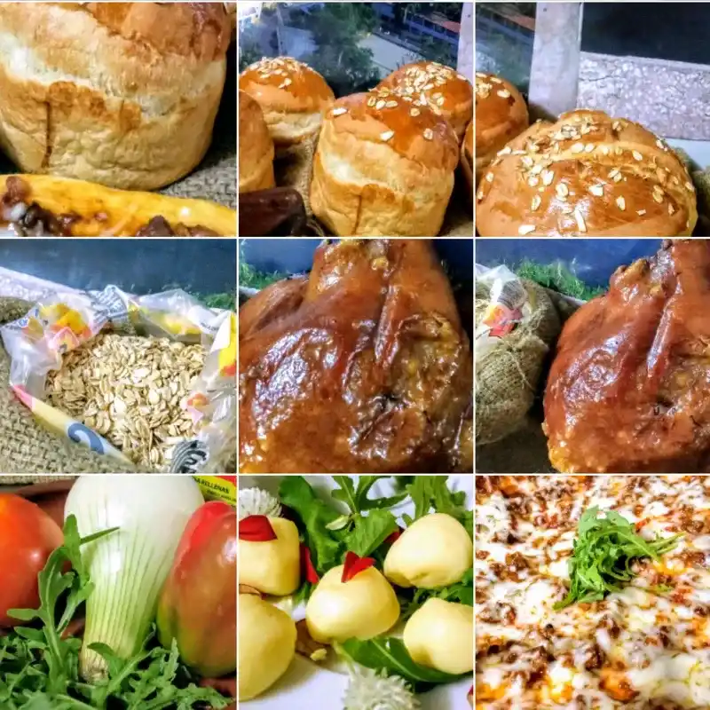 Bocadillo con cerdo asado