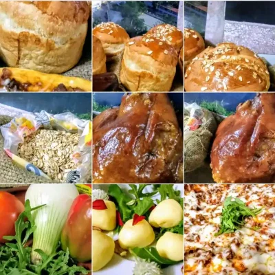 Bocadillo con cerdo asado