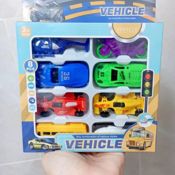 Set de medios de transporte varios