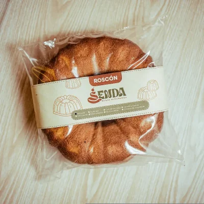Roscón con almendras