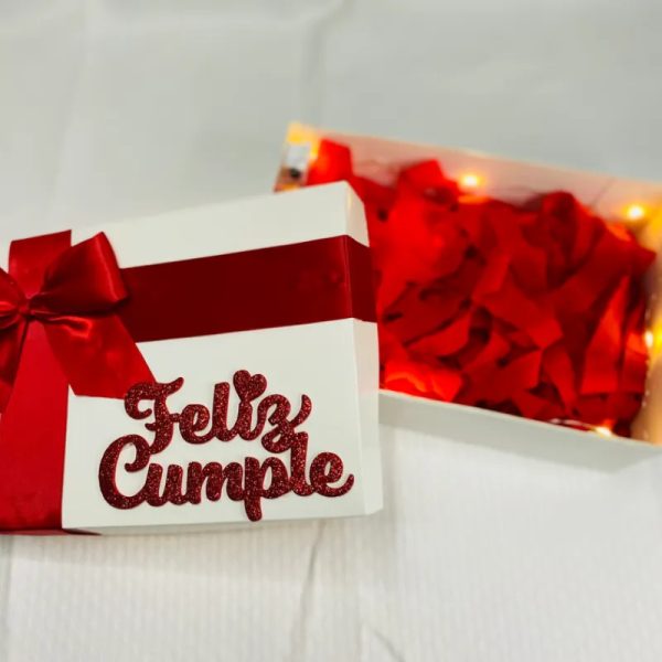 Caja feliz cumpleaños