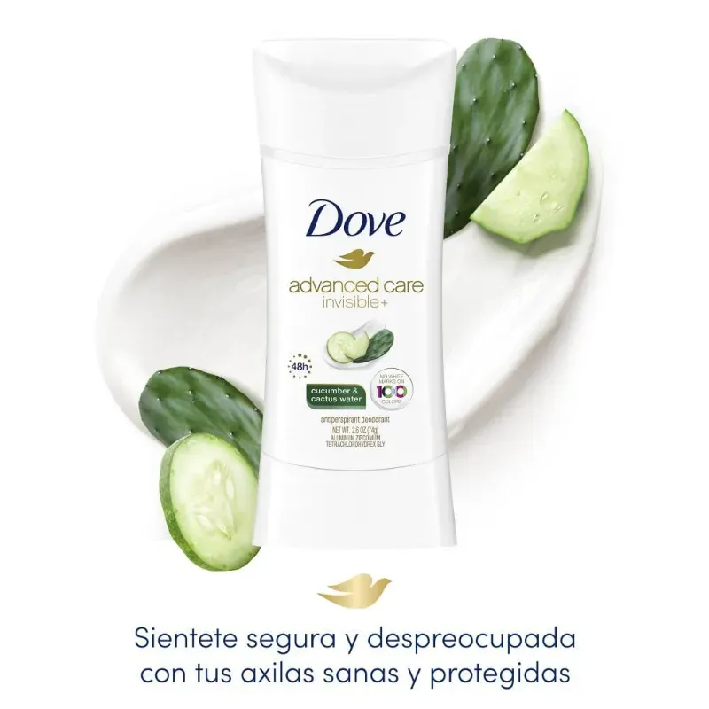 Desodorante Dove de pepino