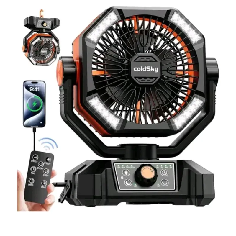 Ventilador recargable