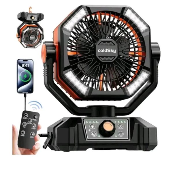 Ventilador recargable